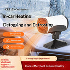 New Car Heater, Winter Vehicle Warmer, Windshield Defroster Defogger, Rotatable Electric Heater, 12V/24V Fast Heating Car Heating Fan