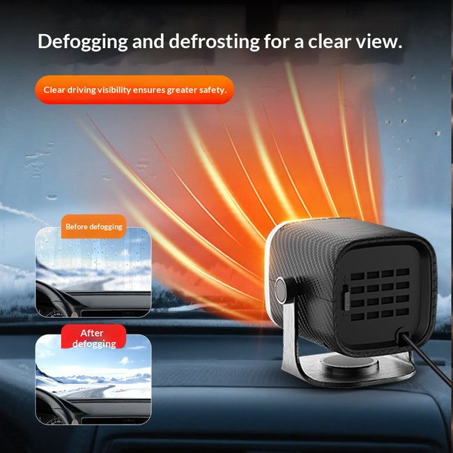 12V Car Heater, Windshield Defroster Defogger, Dual Use Heating & Cooling Vehicle Heater Main Image
