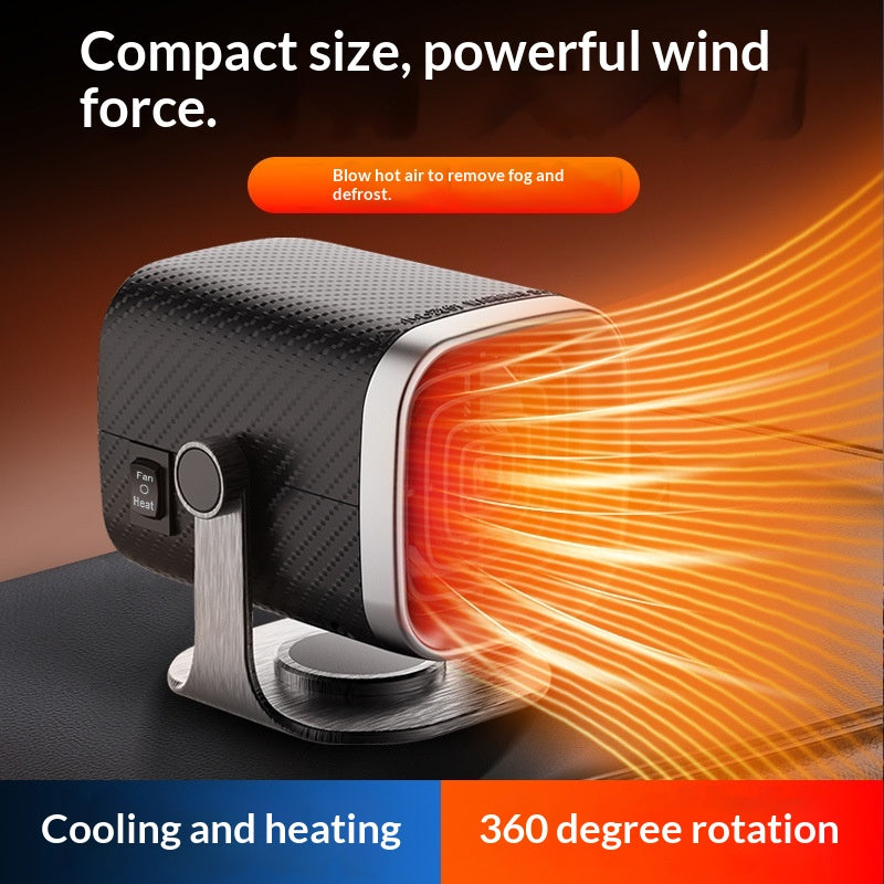 12V Car Heater, Windshield Defroster Defogger, Dual Use Heating & Cooling Vehicle Heater