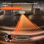 12V Car Heater, Windshield Defroster Defogger, Dual Use Heating & Cooling Vehicle Heater