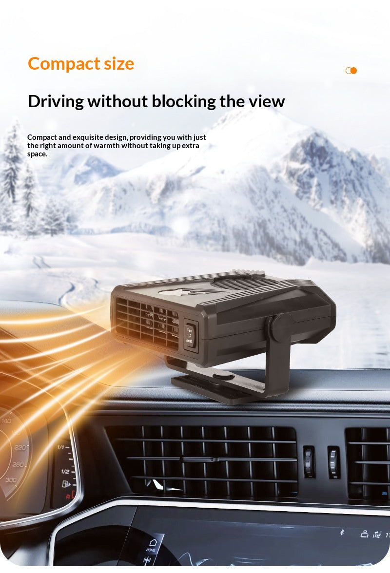 12V Car Hot and Cold Dual-use Heater, Windshield Defroster Snow Removal Demister