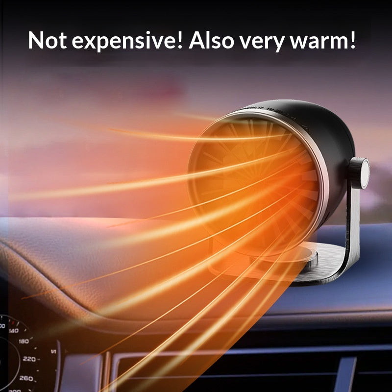 12V/24V Car Heater, Hot & Cold Dual-Use Windshield Defroster, Portable Car Defogger and Snow Removal Heater