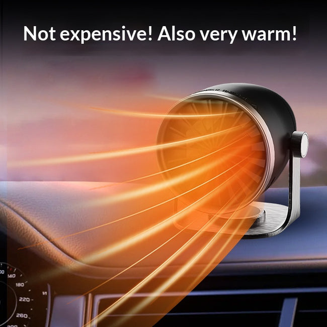 12V/24V Car Heater, Hot & Cold Dual-Use Windshield Defroster, Portable Car Defogger and Snow Removal Heater Hover Image