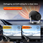 12V/24V Car Heater, Hot & Cold Dual-Use Windshield Defroster, Portable Car Defogger and Snow Removal Heater