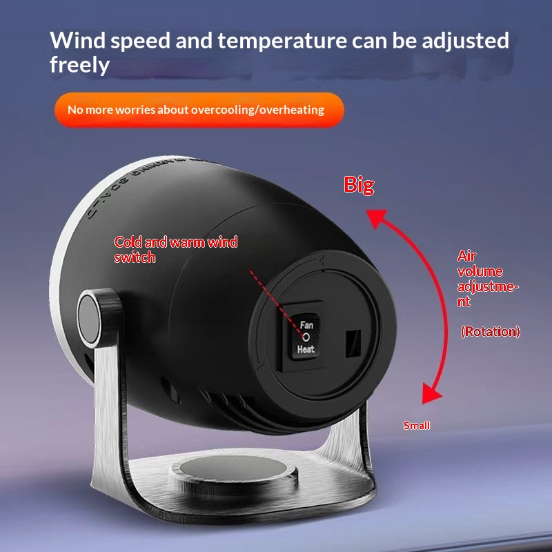 12V/24V Car Heater, Hot & Cold Dual-Use Windshield Defroster, Portable Car Defogger and Snow Removal Heater