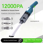 Wireless Car Vacuum Cleaner, Cordless Handheld Portable Brushless Vacuum for Car and Home Dual Use