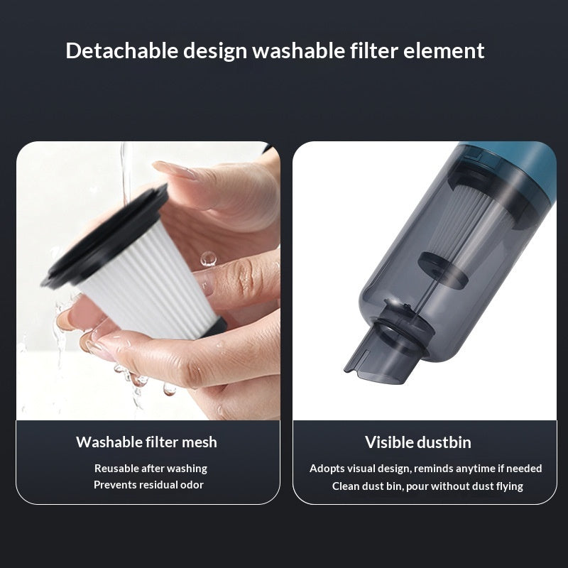 Wireless Car Vacuum Cleaner, Cordless Handheld Portable Brushless Vacuum for Car and Home Dual Use