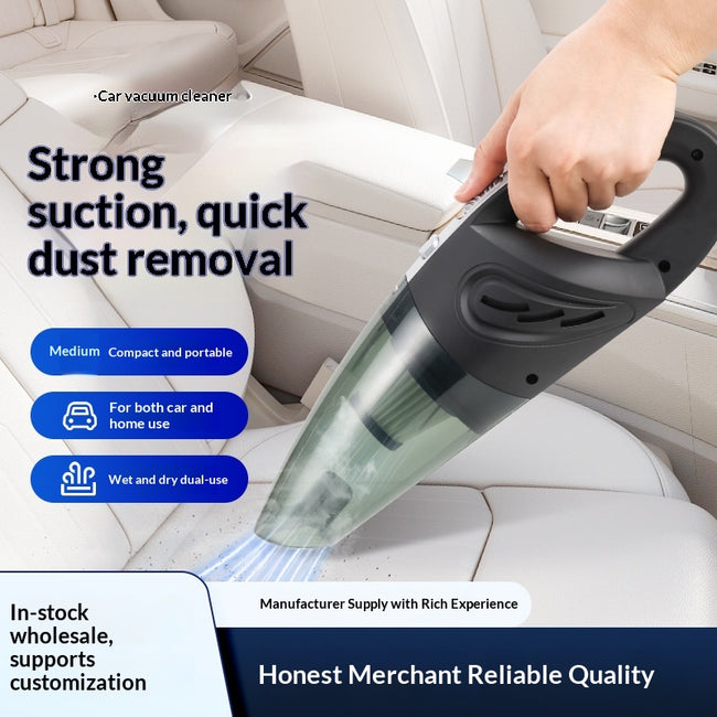 New Wireless Mini Car Vacuum Cleaner, Portable Handheld Desktop Vacuum for Car and Home Use Main Image