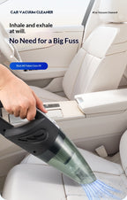 New Wireless Mini Car Vacuum Cleaner, Portable Handheld Desktop Vacuum for Car and Home Use