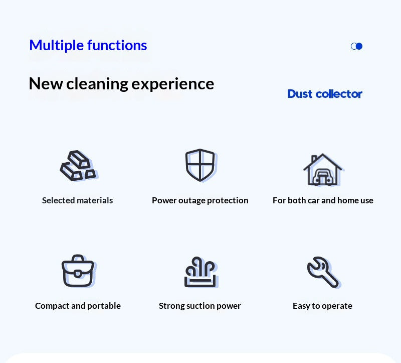 New Wireless Mini Car Vacuum Cleaner, Portable Handheld Desktop Vacuum for Car and Home Use