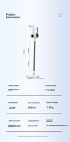 Love Wife Commercial Electric Special Strong Large Capacity High Power Sterilization Household Suction and Mop All-in-One Machine Anti-Mite Vacuum Cleaner