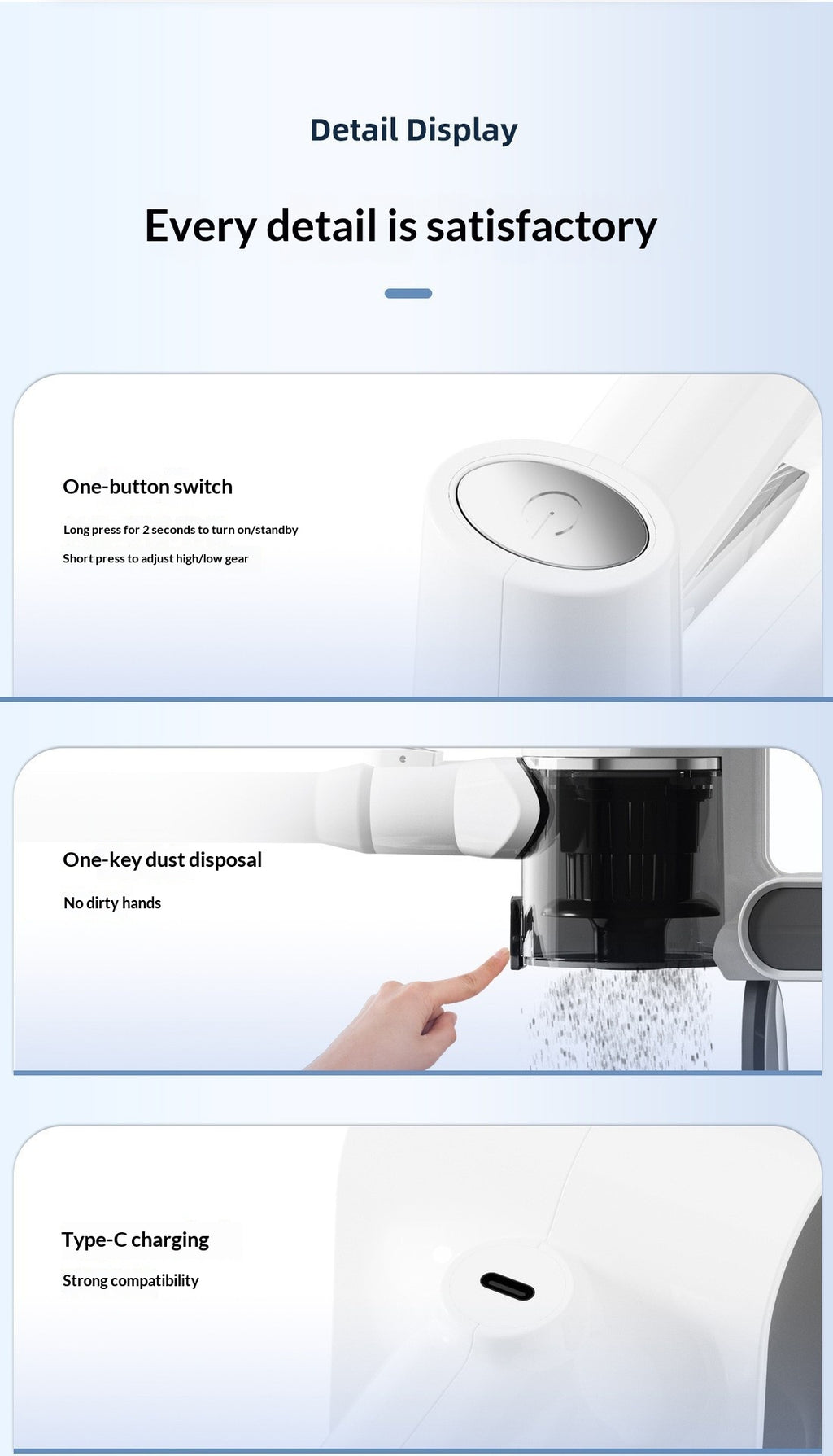 Love Wife Commercial Electric Special Strong Large Capacity High Power Sterilization Household Suction and Mop All-in-One Machine Anti-Mite Vacuum Cleaner