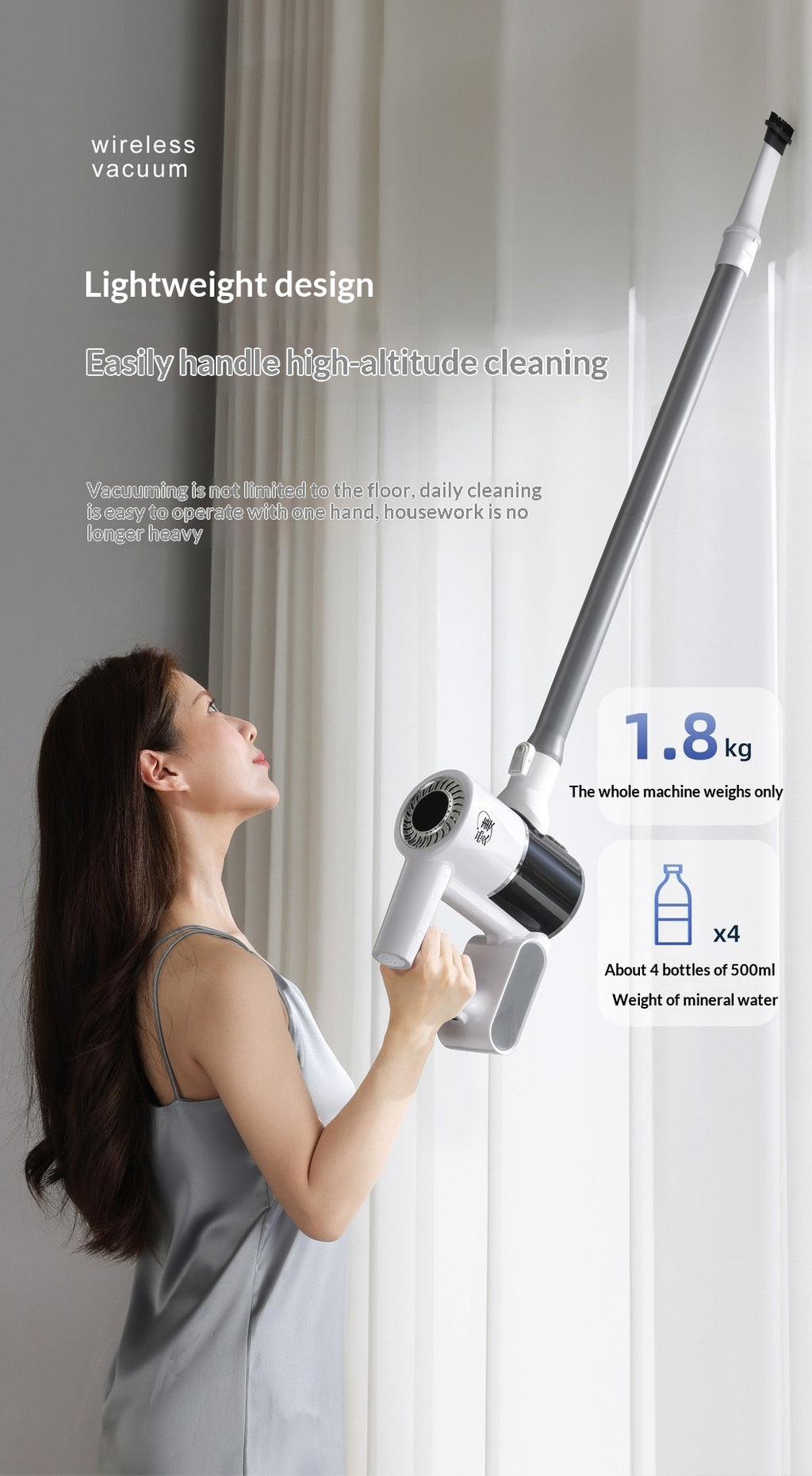 Love Wife Commercial Electric Special Strong Large Capacity High Power Sterilization Household Suction and Mop All-in-One Machine Anti-Mite Vacuum Cleaner