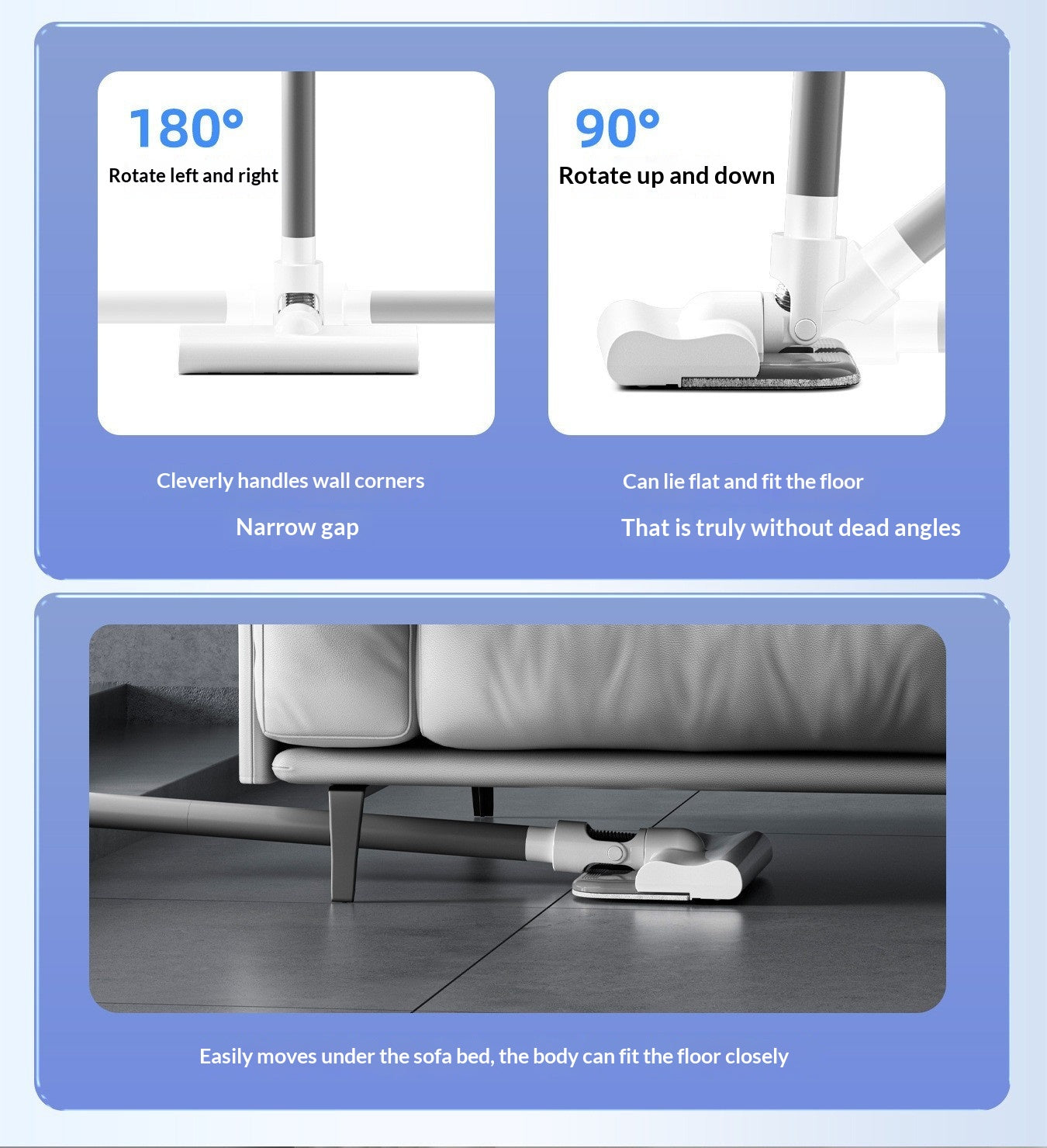 Love Wife Commercial Electric Special Strong Large Capacity High Power Sterilization Household Suction and Mop All-in-One Machine Anti-Mite Vacuum Cleaner