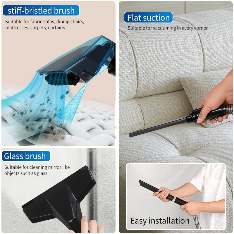 Wired Small Fabric Sofa Cleaning Machine, Carpet Spray Suction Integrated Cleaner, Curtain Mattress Multi-Functional Household Vacuum Cleaner