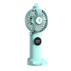 USB Rechargeable High Power Mini Fan, Handheld Desktop Neck Wearable Spray Rotation Integrated Fan