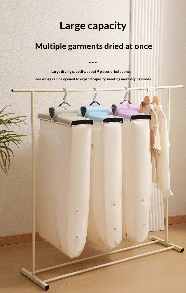 Portable Foldable Vertical Clothes Dryer, Indoor Household Wardrobe Type, Manual Quick-Drying Garment Care Machine, Customizable