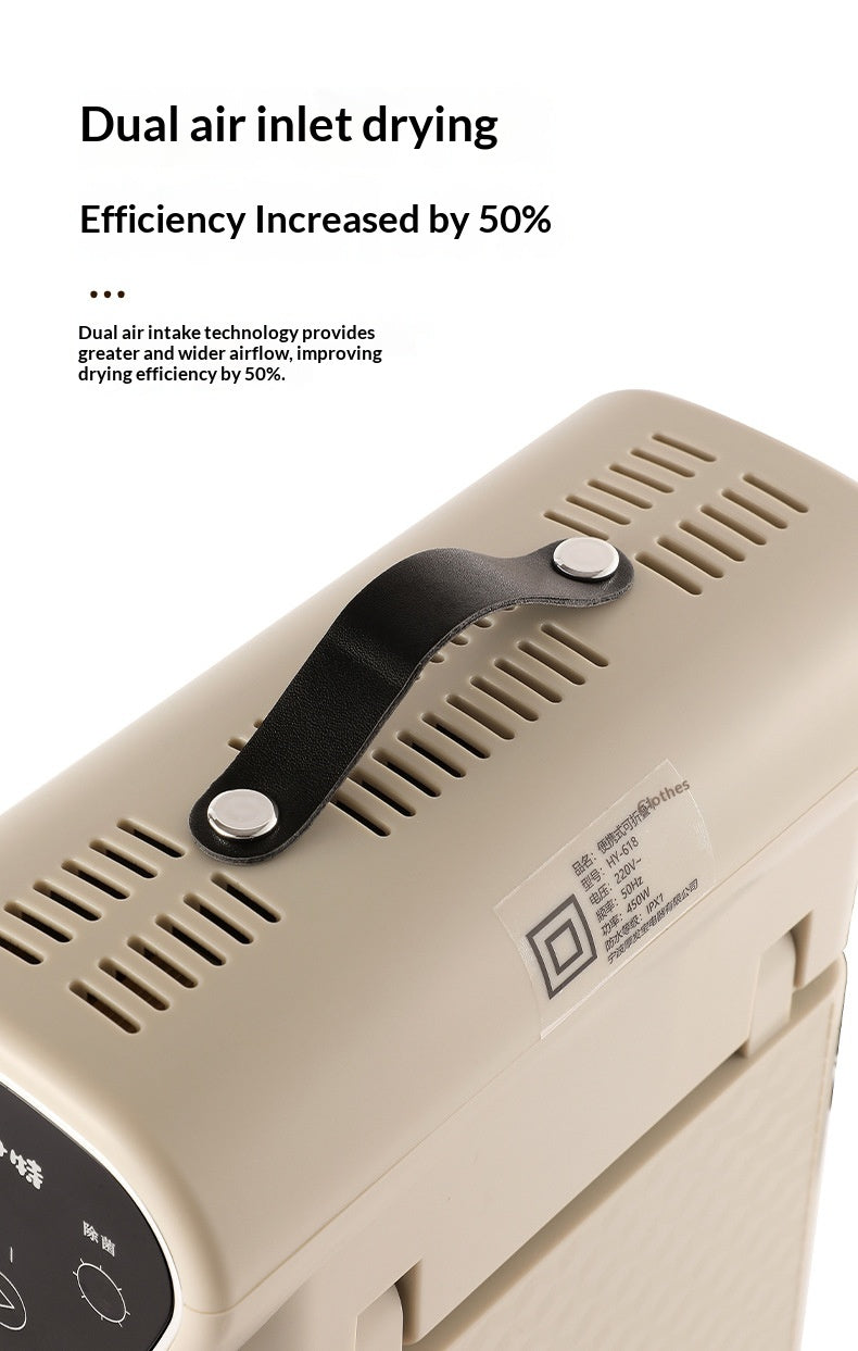 Portable Foldable Vertical Clothes Dryer, Indoor Household Wardrobe Type, Manual Quick-Drying Garment Care Machine, Customizable