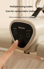 Portable Foldable Vertical Clothes Dryer, Indoor Household Wardrobe Type, Manual Quick-Drying Garment Care Machine, Customizable
