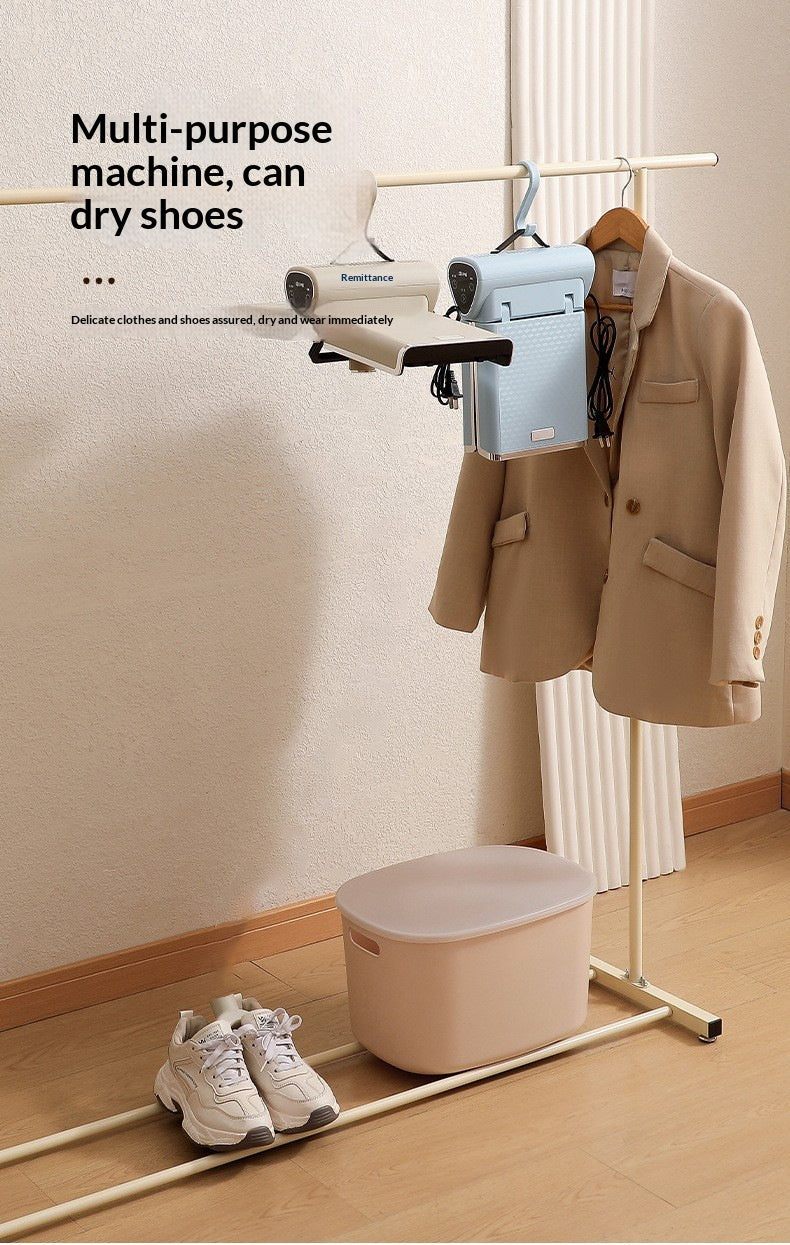 Portable Foldable Vertical Clothes Dryer, Indoor Household Wardrobe Type, Manual Quick-Drying Garment Care Machine, Customizable