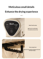 Portable Foldable Vertical Clothes Dryer, Indoor Household Wardrobe Type, Manual Quick-Drying Garment Care Machine, Customizable