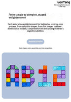 7.5cm Large Magnetic Window Tiles, Strong Magnet Building Blocks, Educational Puzzle Toys for Boys & Girls