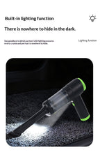 Wet & Dry Cordless Vacuum Cleaner, Blow & Suction Dual-purpose Duster for Car & Home