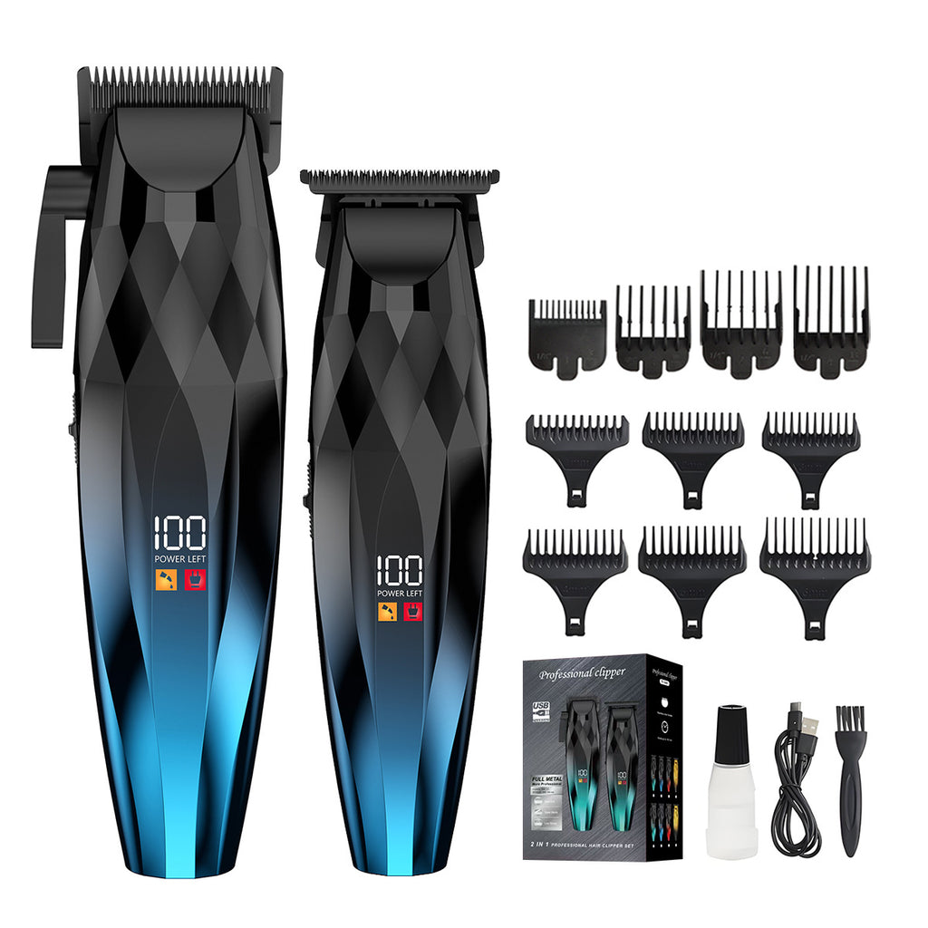 New Men's Hair Clipper, High Power Professional Barber Clippers, Household Electric Hair Trimmer for Fade Haircut