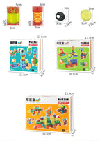亚马逊热卖 儿童百变拼搭益智磁力片 磁力积木磁性创意拼装几何认
